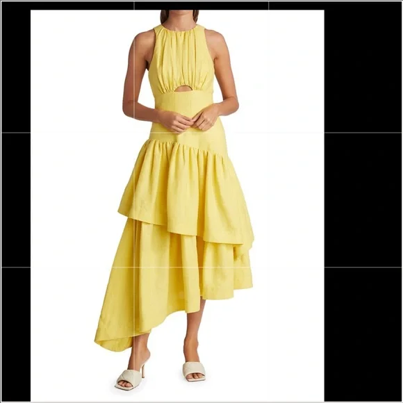 Aje Scent Of Summer Caliente Midi-Dress. Size US 4 and 12. $575. - Picture 2 of 16